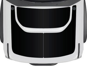 MEK Trail Armor Bronco Hood - Matte Black