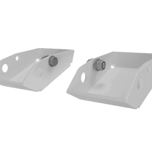 BroncBuster Rear Shock Skids - Oxford White