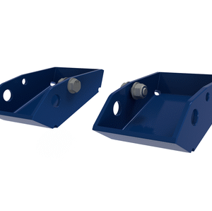 BroncBuster Rear Shock Skids - Velocity Blue