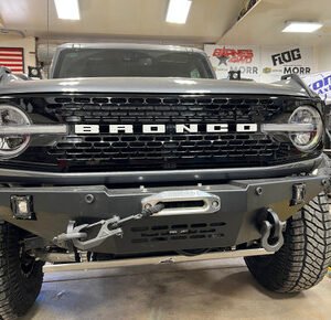 The BroncBumper - Black Powder Coated Steel