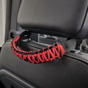 Paracord Grab Handles - Cyber Orange