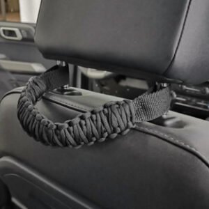 Paracord Grab Handles - Black